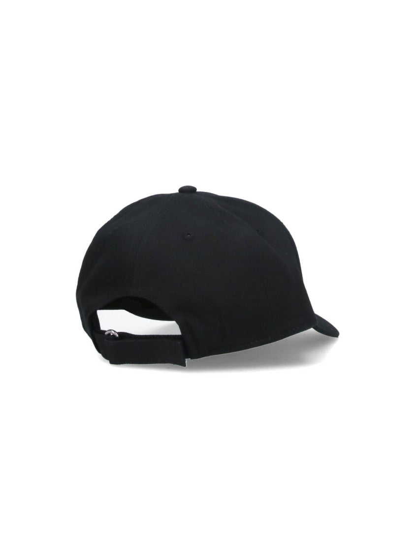 Moncler Curved Visor Baseball Cap With Contrasting Logo Embroidery