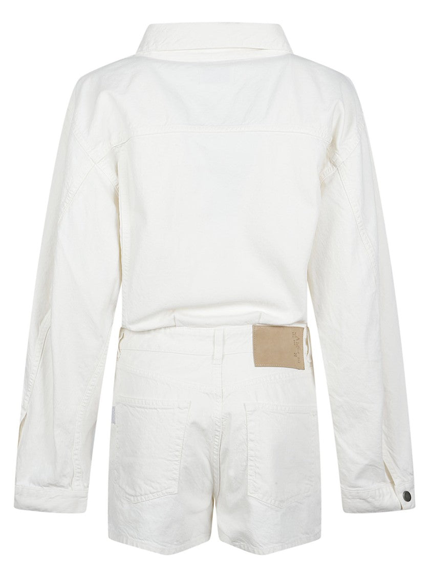 Haikure Elle Twill 45 Cropped Jacket And High-Waisted Shorts Set