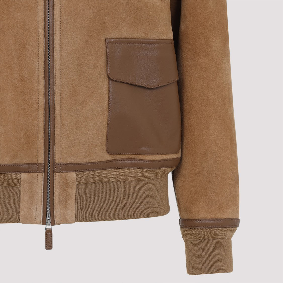 Polo Ralph Lauren Morrison Beige Leather Jacket