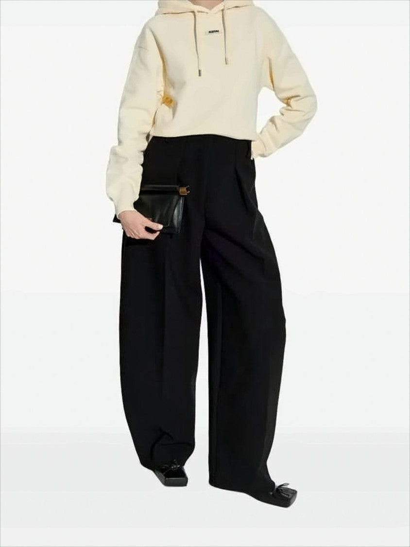 Jacquemus Cropped Hoodie With Drawstring