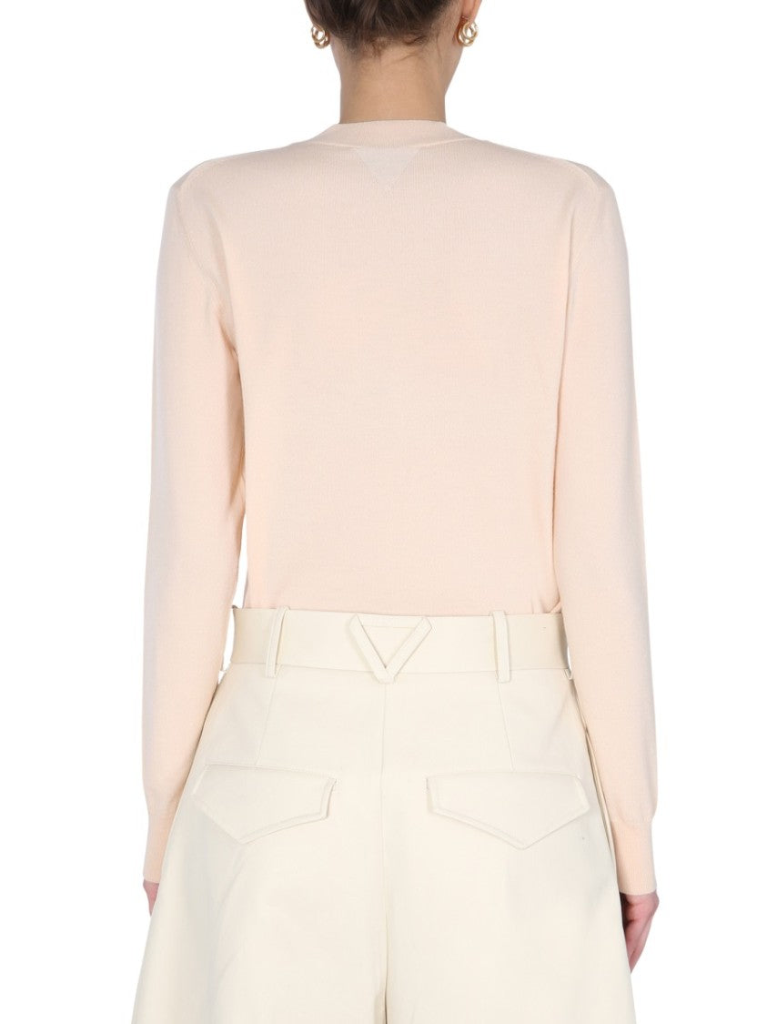 Bottega Veneta Lightweight Cashmere Blend Long Sleeved Sweater
