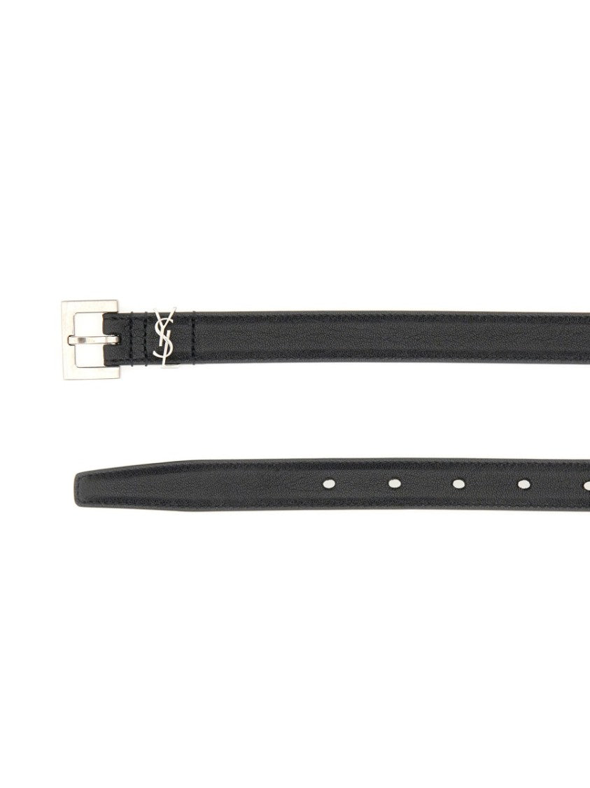 Saint Laurent "Cassandre" Thin Belt