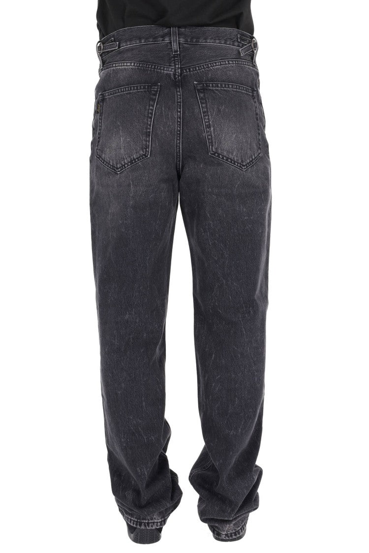Haikure Relaxed Fit Black Denim Logan Jeans