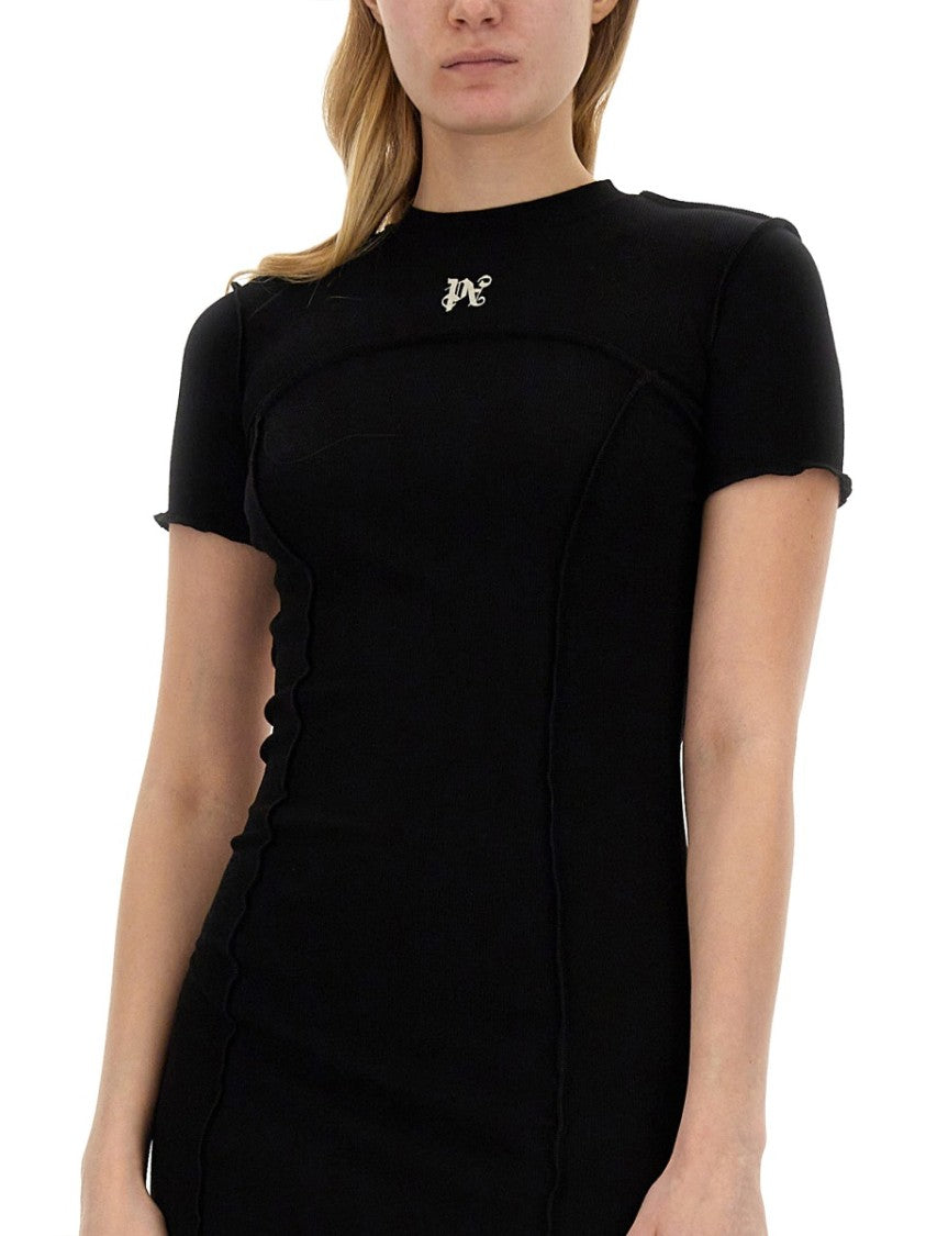 Palm Angels Dress With Logo