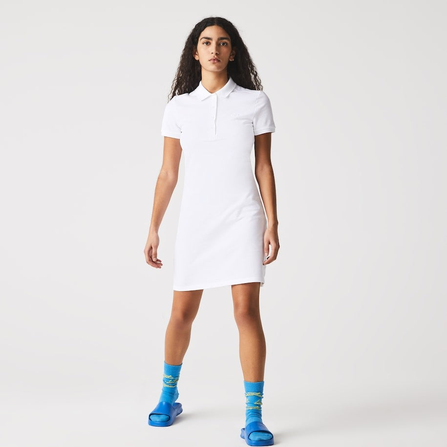 Lacoste Ribbed Polo Dress