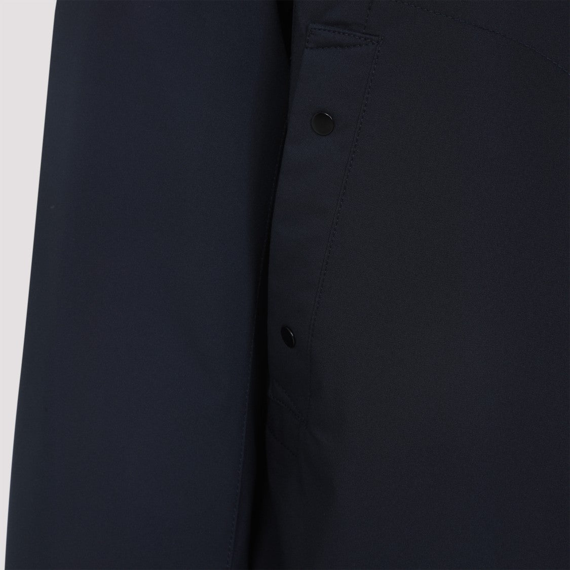 Stone Island Durable Black Coat With Hood