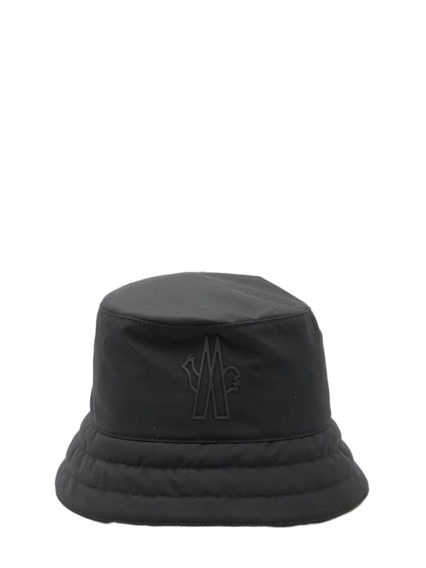 Moncler Sleek Black Nylon Bucket Hat