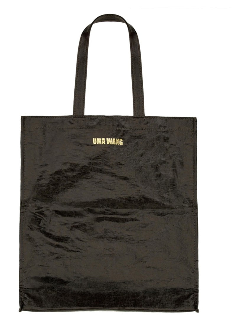 Uma Wang Black Tote Bag With Sturdy Handles