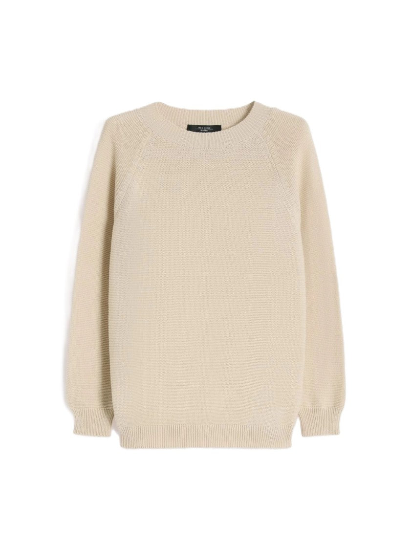 Max Mara Knit Sweater With Crew Neckline And Raglan Sleeves