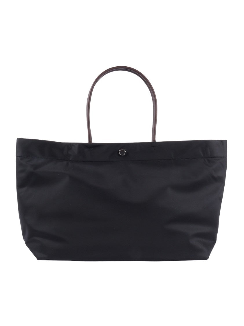 Tory Burch Black Ella Twist Polyamide Tote Bag