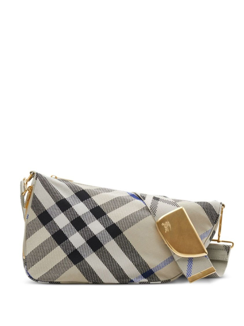 Burberry Crossbody Bag With Classic Check Pattern