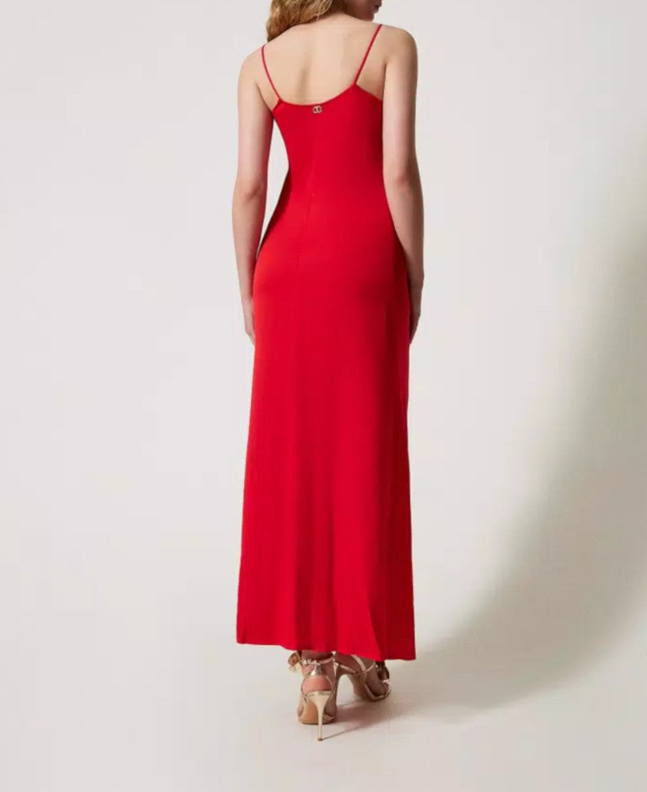 Twin-Set Long Spaghetti Strap Dress