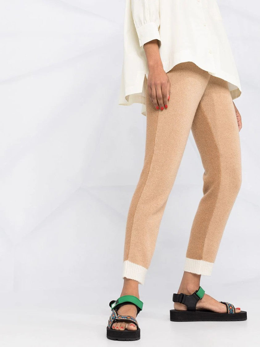 Marni Ribbed-Knit Cashmere Trousers