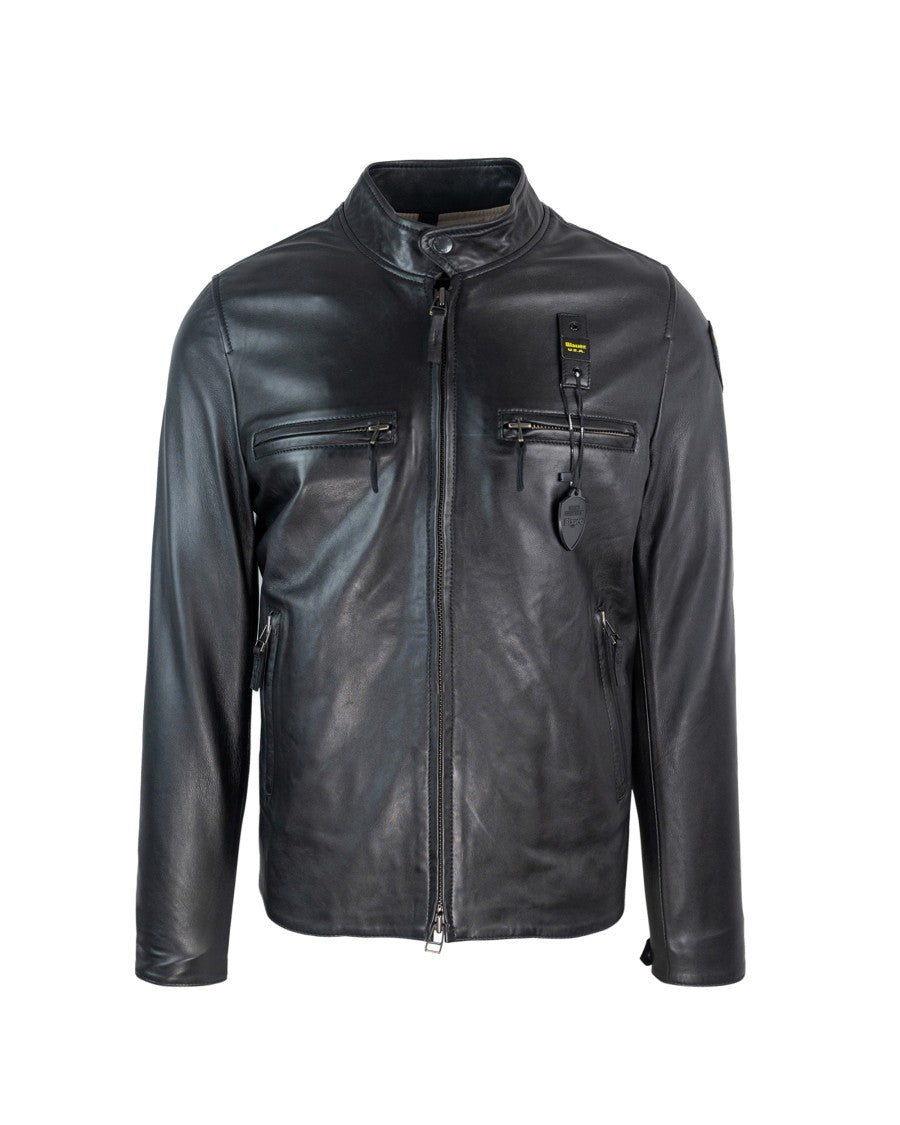 Blauer Four-Pocket Biker Jacket – Carlos