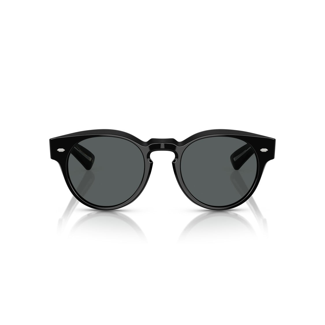 Oliver Peoples 0Ov5571su Round Frame Sunglasses With Subtle Silver Accents
