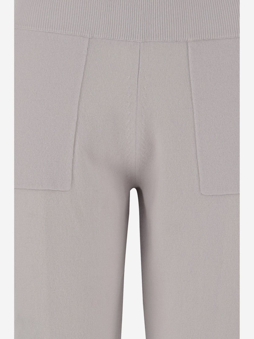 Allude Wool And Cashmere Pants