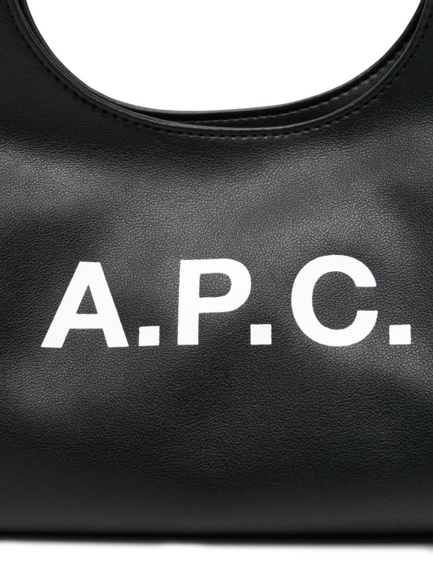 A.P.C. Black Shoulder Bag With Magnetic Fastening