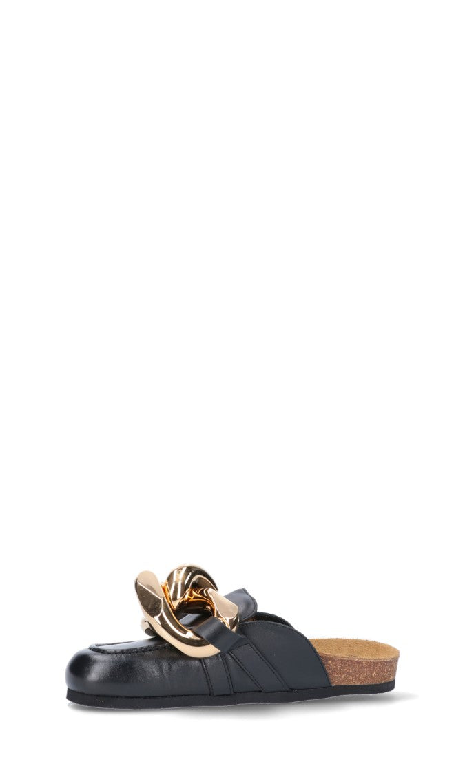 J. W. Anderson Black Leather Catena Mules