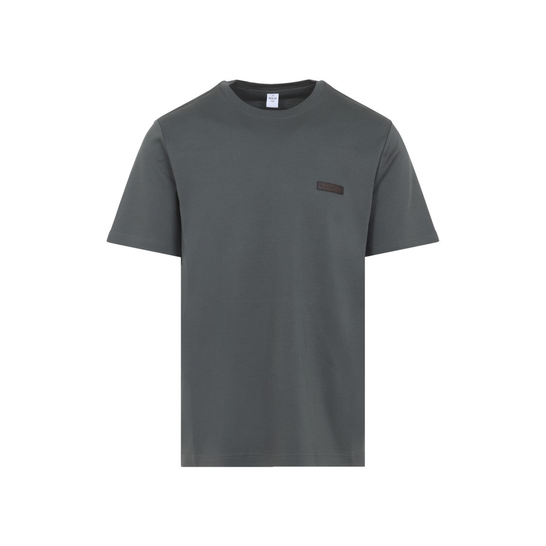 Berluti Dark Green Cotton Jersey T-Shirt With Embossed Logo