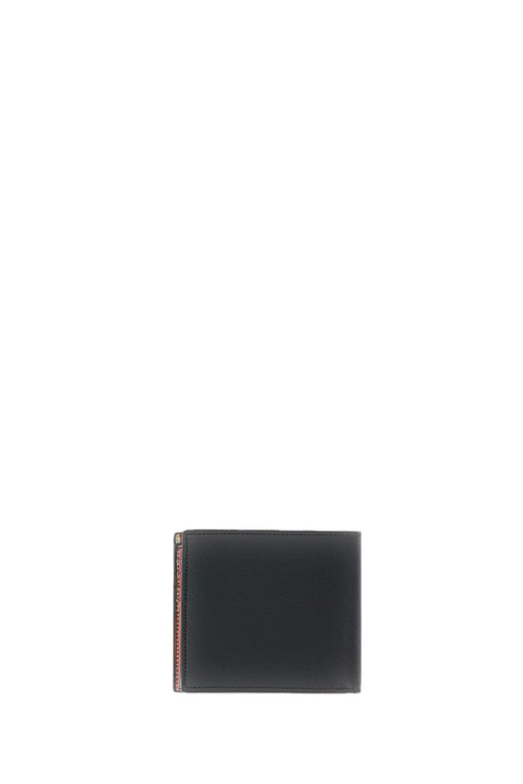 Paul Smith Black Striped Interior Leather Billfold Wallet