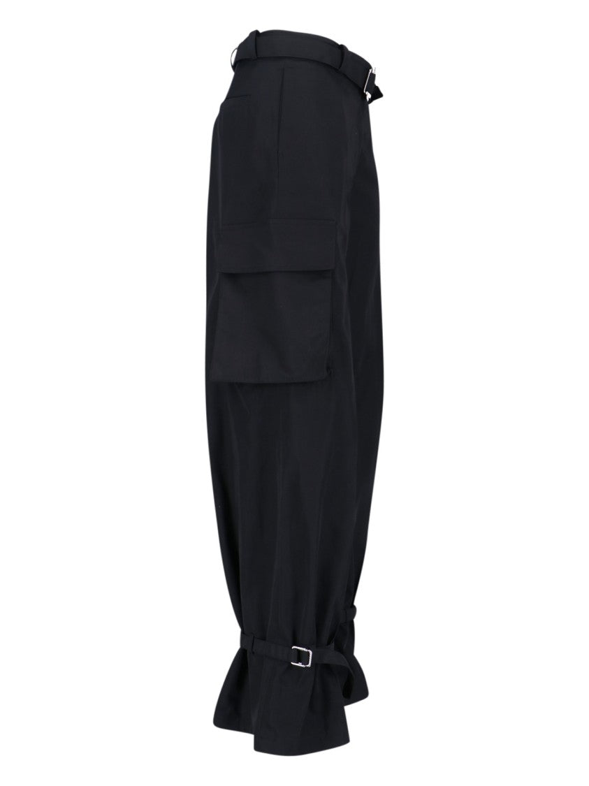 The Attico Cargo Trousers – Black