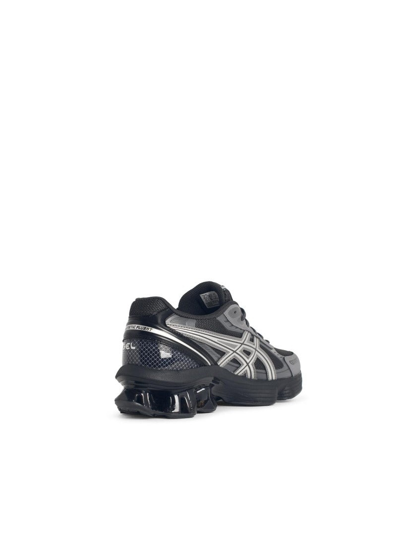 Asics Gel-Kinetic Fluent' Graphite Grey Tech Fabric Blend Sneakers