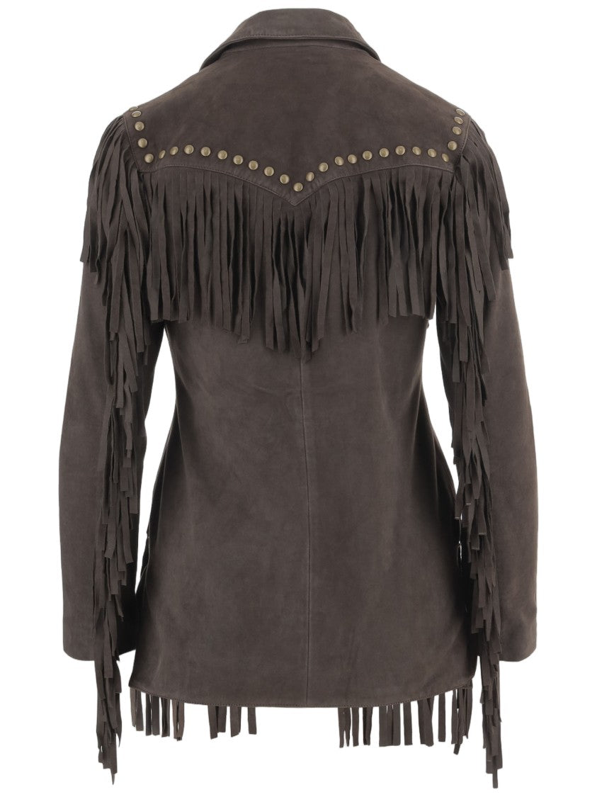 Uncommon Suede Fringed Jacket