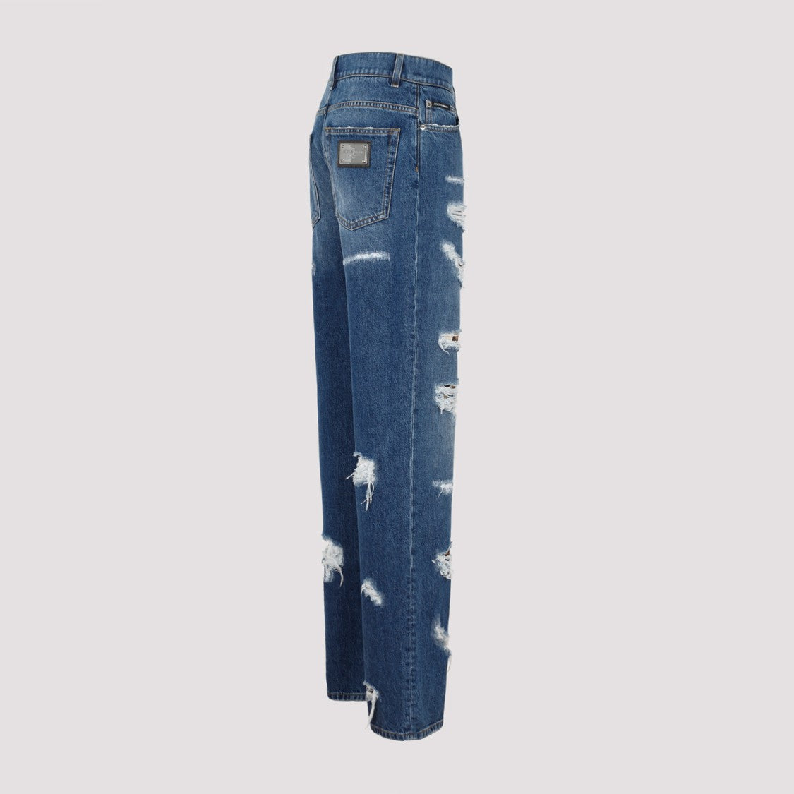 Dolce & Gabbana Blue Cotton Jeans