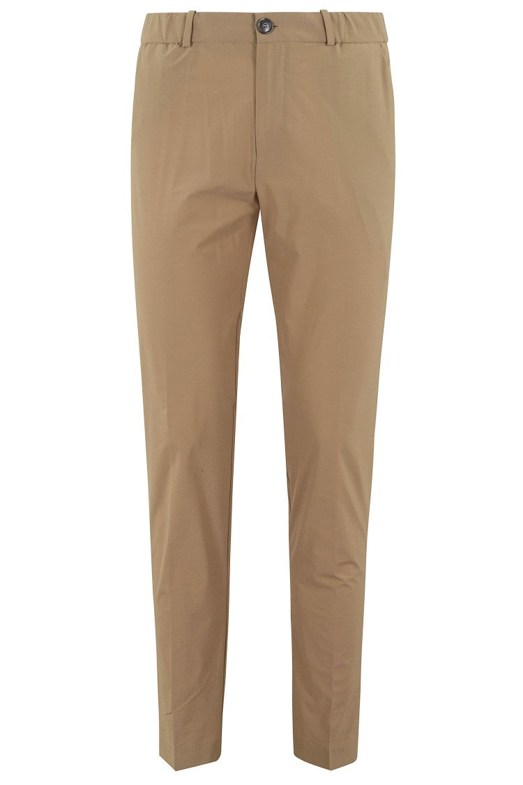 Rrd Taupe Terzilight Chino Jo Elastic-Drawstring Polyester Chino Pants