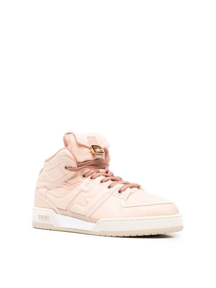 Fendi Match Baguette Mid-Top Sneakers