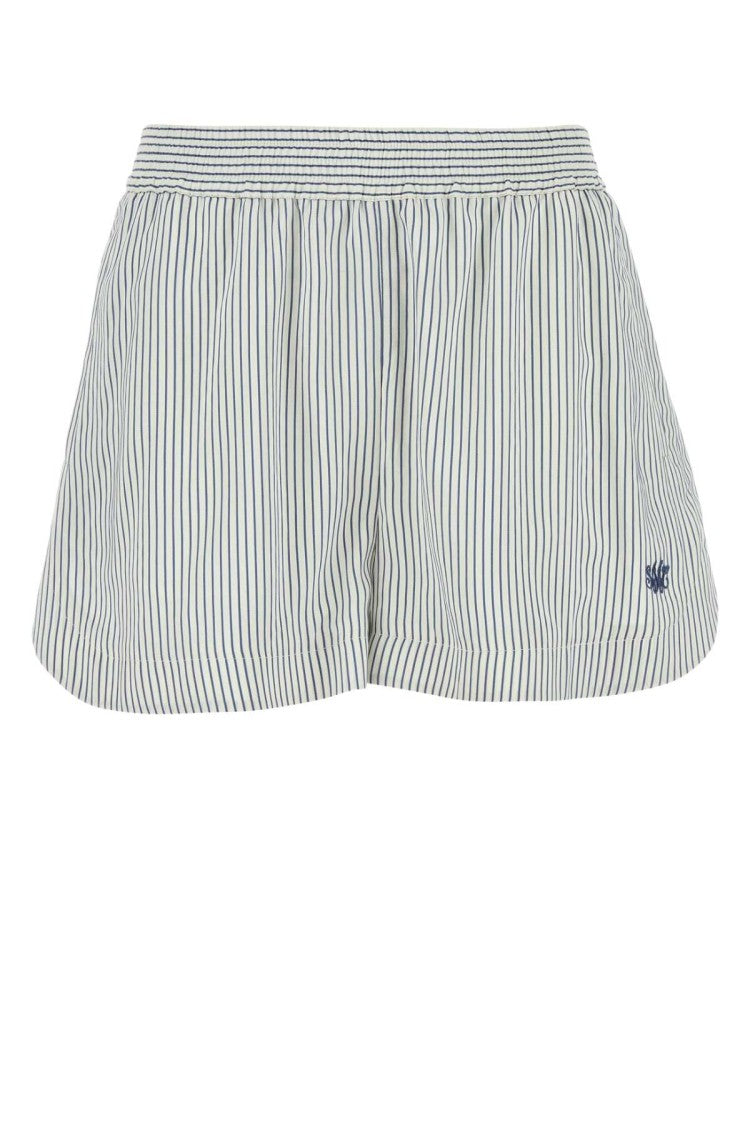 Stella Mccartney Embroidered Silk Shorts