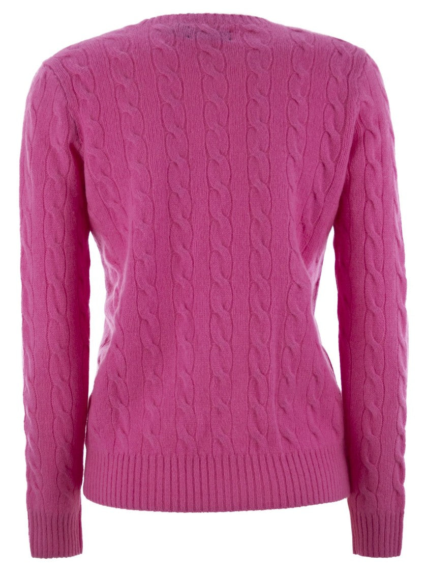 Polo Ralph Lauren Plaited Wool And Cashmere Crew-Neck