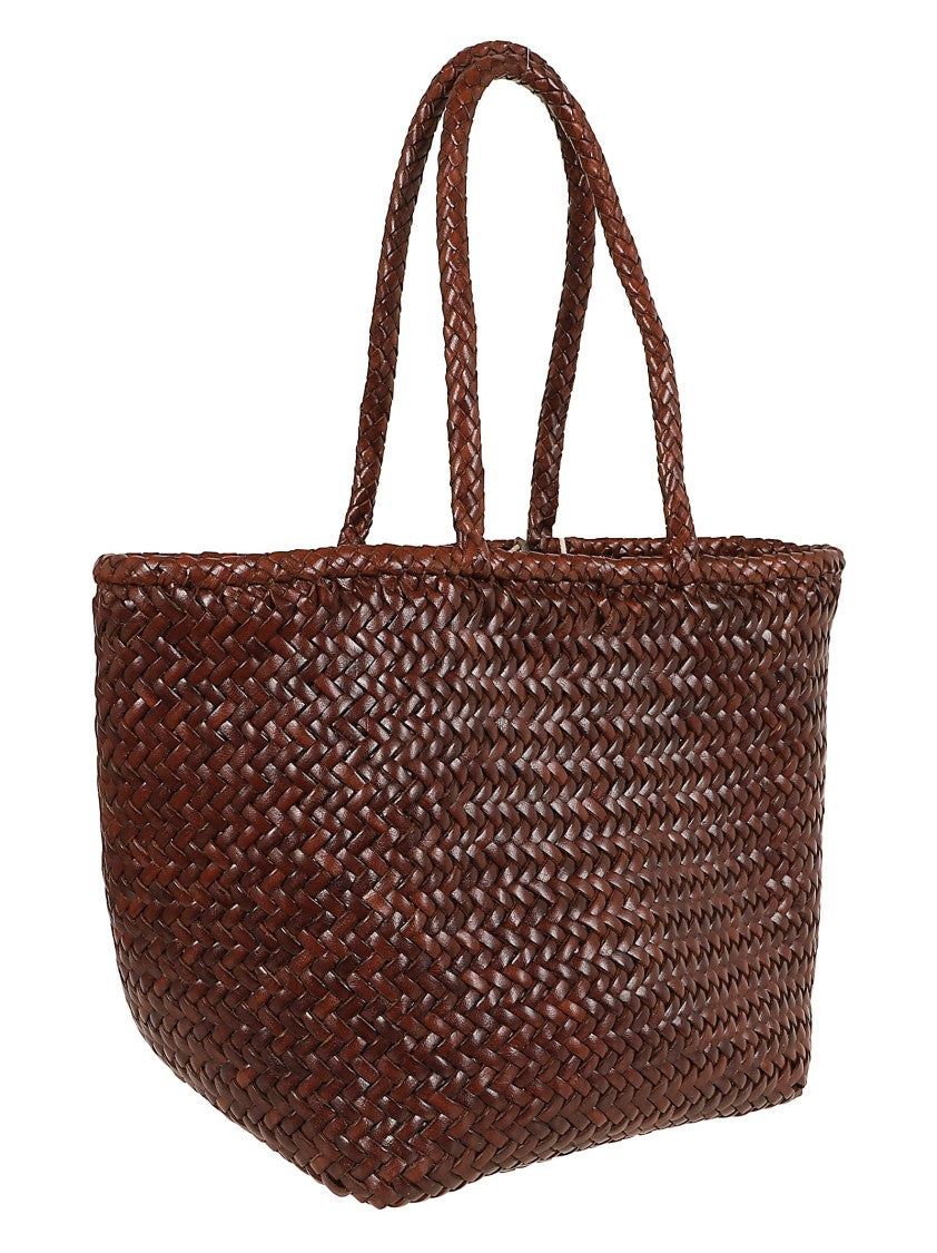 Dragon Hand-Woven Bucket Bag In Premium Buffalo Calfskin
