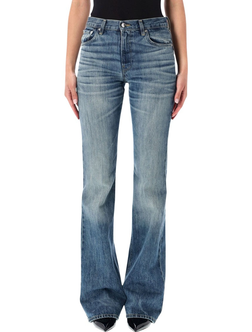 Haikure Faded Blue Flora Blue Rider Jeans