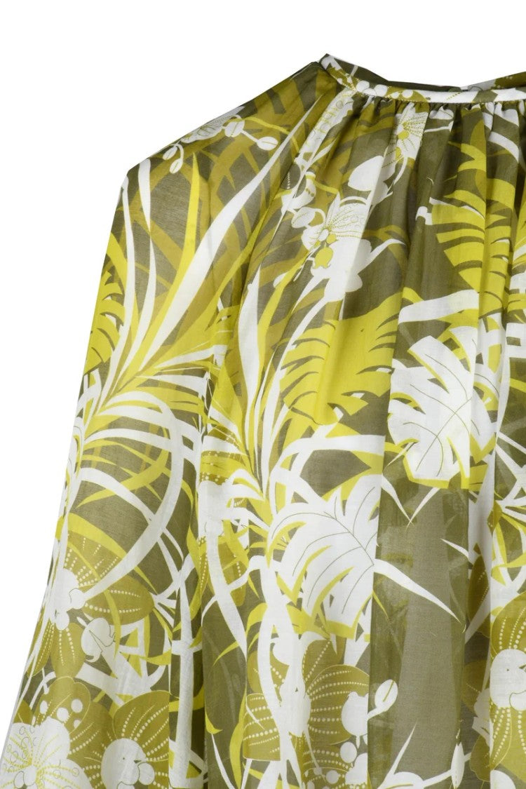 Max Mara Caprara Brushed Blouse - Green