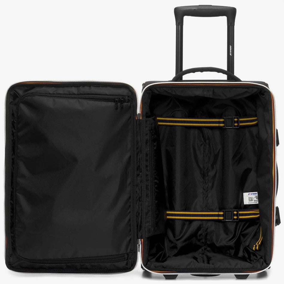 K-Way Black Blossac Ripstop Travel Bag