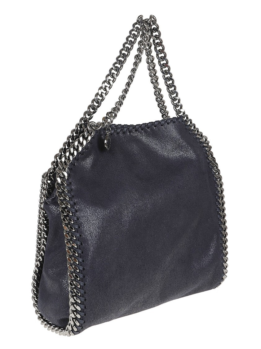 Stella Mccartney Mini Tote Bag With Silver Chain