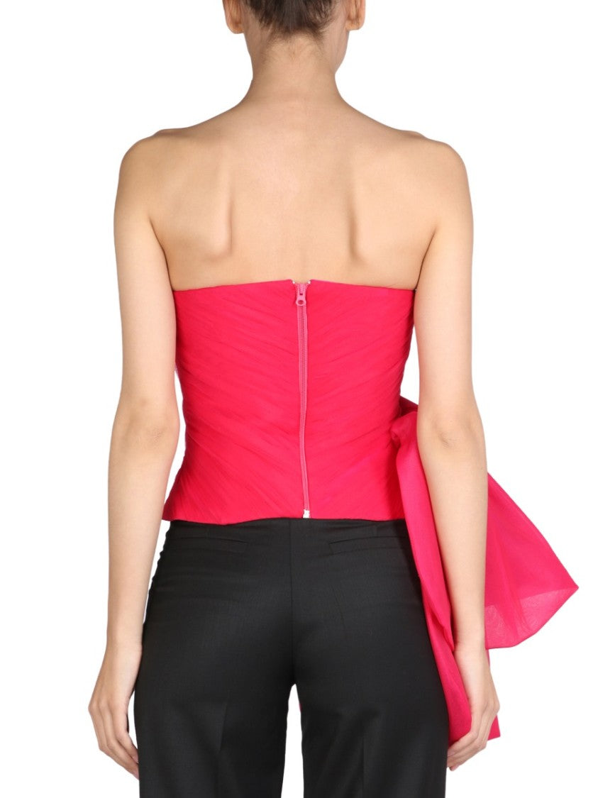 Anouki Draped Red Top