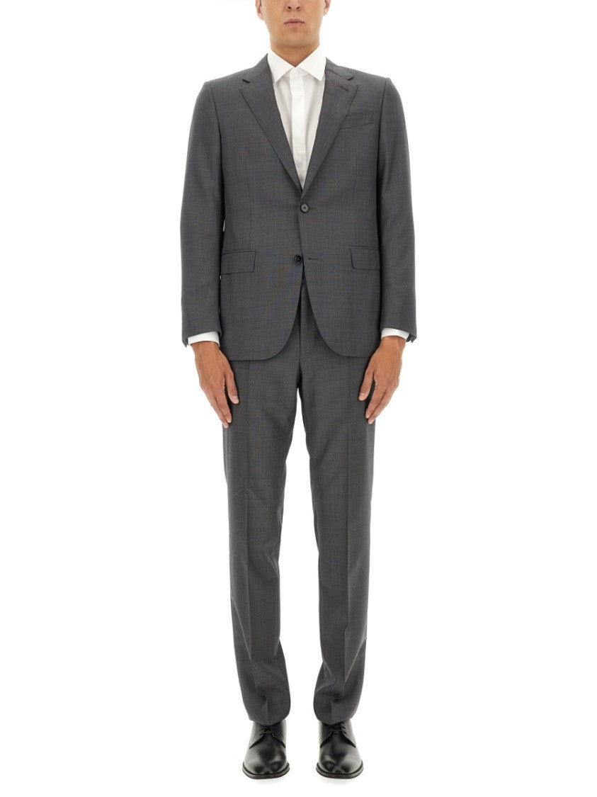 Zegna Tailored Dark Grey Wool Suit