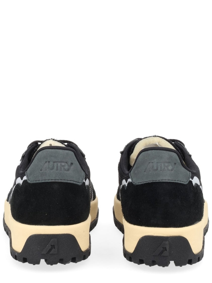 Autry Wildpace Low Mesh Suede Sneakers