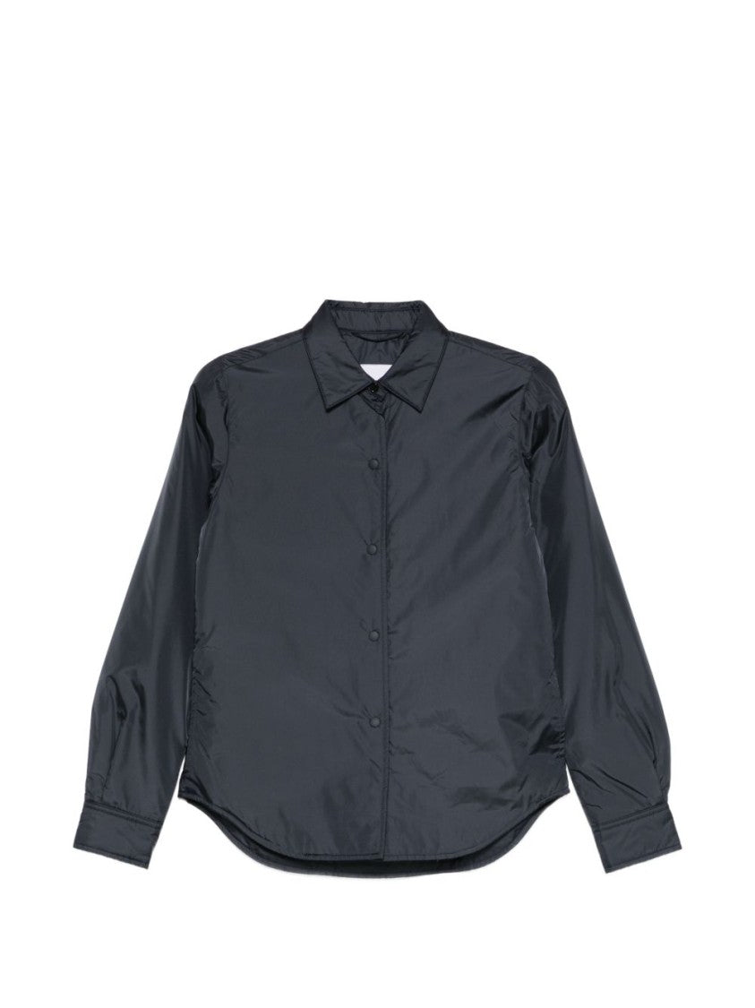 Aspesi Classic Blue Long-Sleeve Shirt With Tailored Cuffs