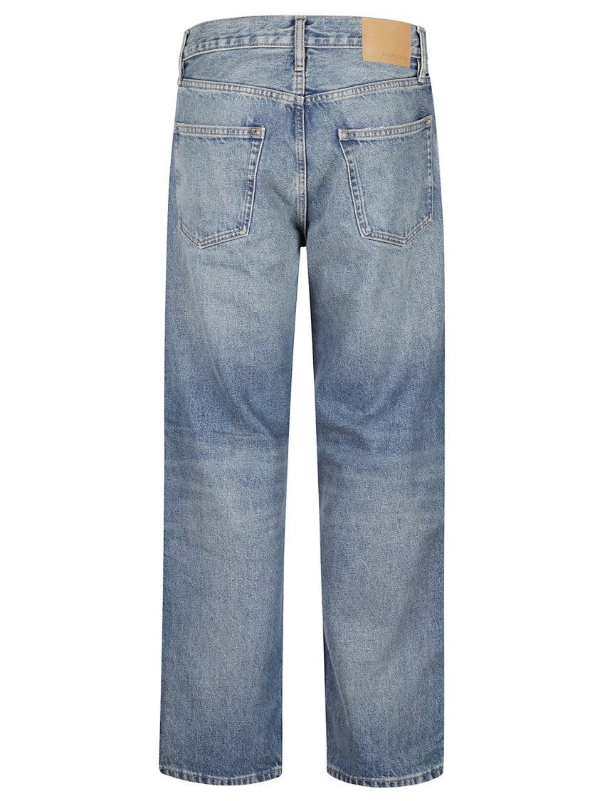 Sunflower Medium Blue Straight Leg Jeans