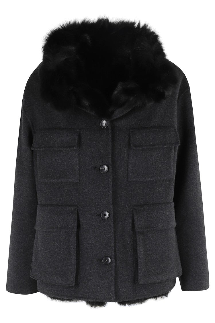 Seventy Anthracite Wool Coat