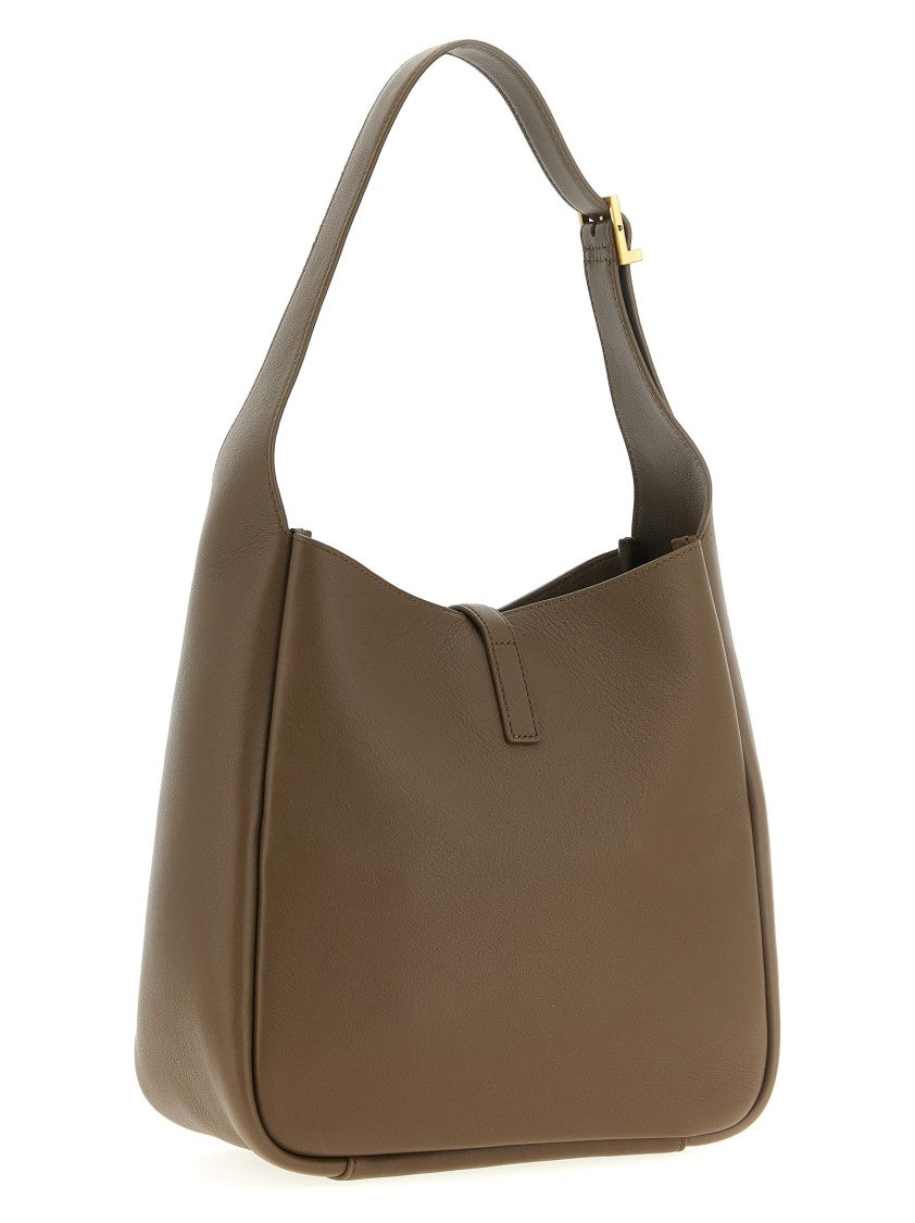 Saint Laurent Small Hammered Leather Shoulder Bag