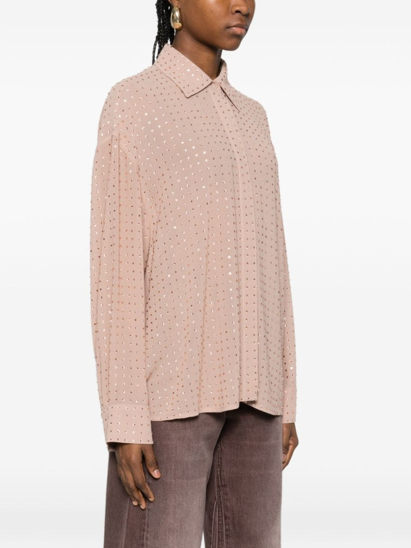 Pinko Relaxed Fit Dotted Print Shirt
