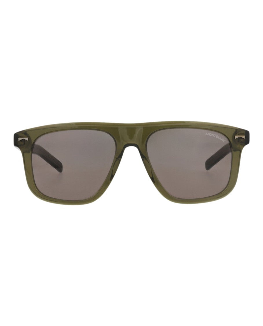 Montblanc Square-Frame Acetate Sunglasses