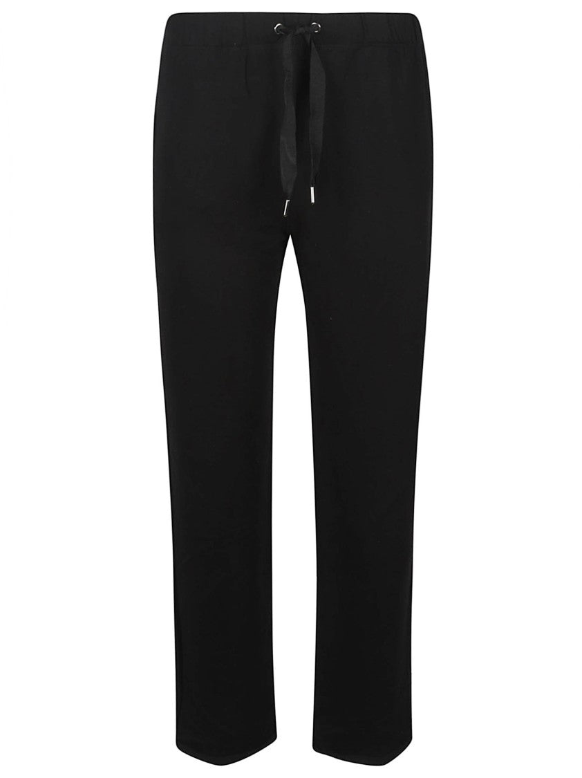 Majestic Filatures Cropped Black Pants With Relaxed Fit