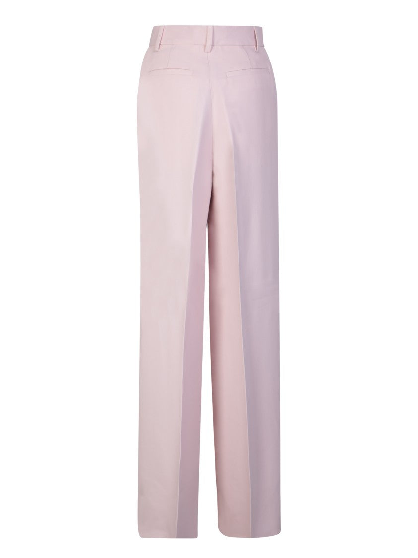 Amiri Pink Double Pleated Trousers