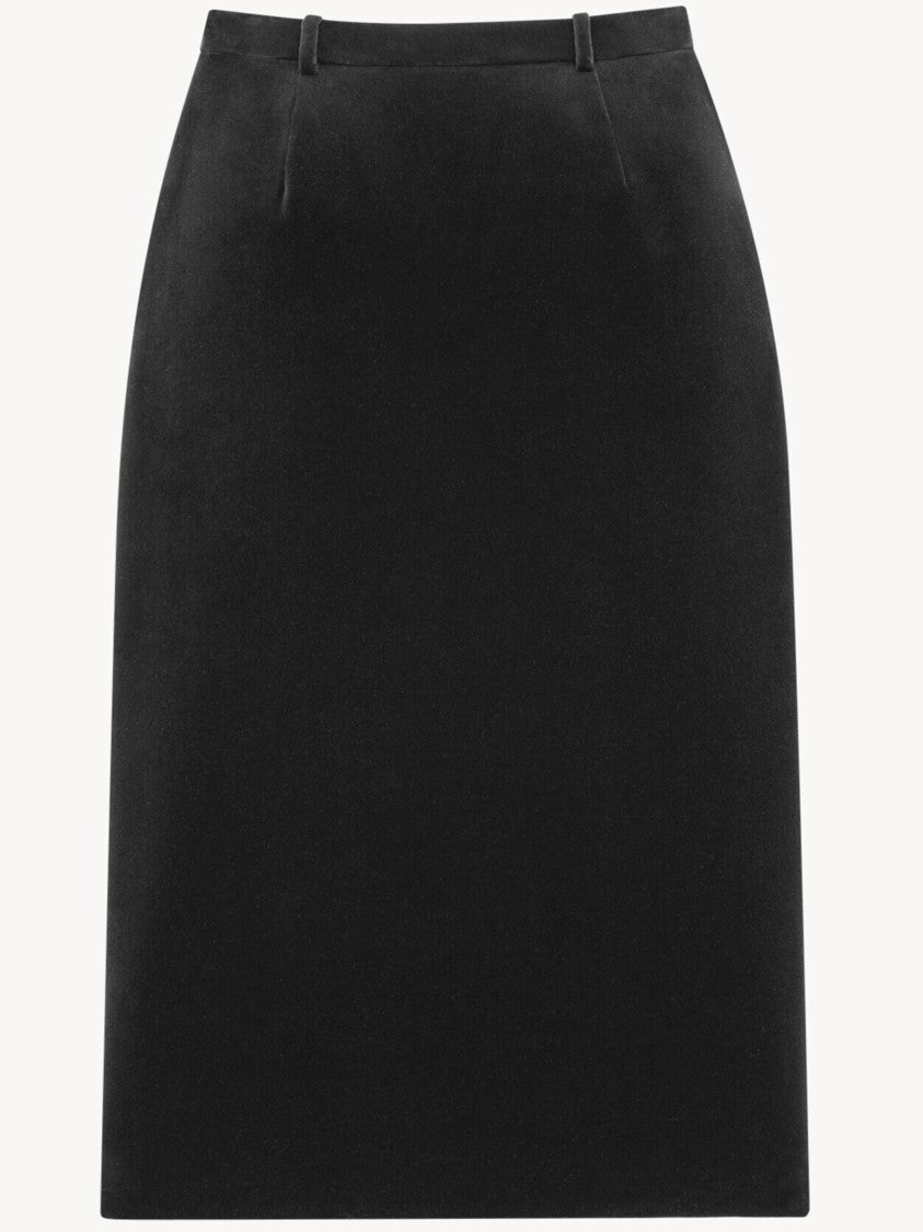 Saint Laurent Black Gonna Straight Mini Skirt