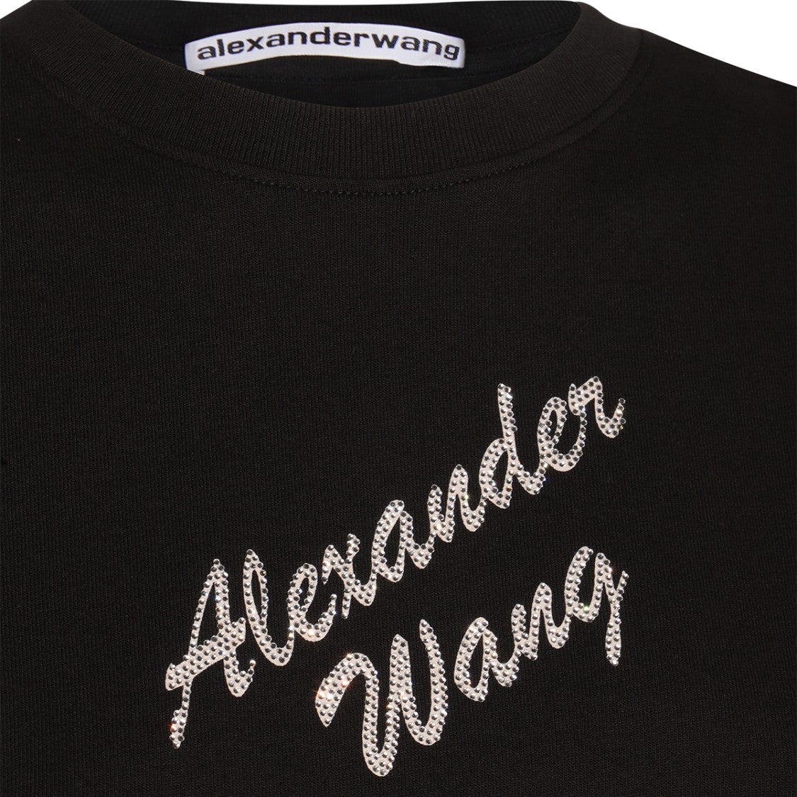 Alexander Wang Black Cotton T-Shirt
